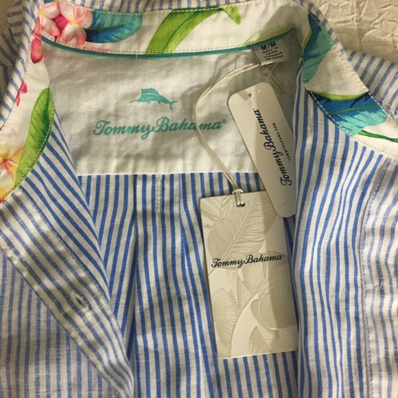 Tommy Bahama Crystalline Waters Linen Shirt - Picture 6 of 10